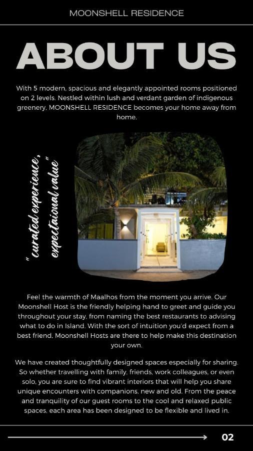 Maalhos  Moonshell Residence מראה חיצוני תמונה